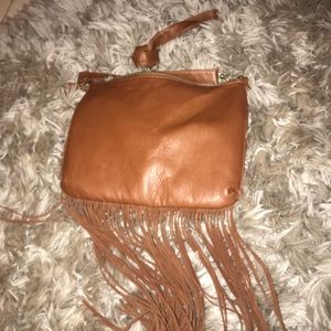 Fringed cross body